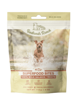 Badlands Ranch Superfood Bites Wild Salmon Freeze-Dried Dog Treats
