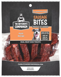 The Butcher's Companion Real Meat Pork Sausage Dog Treats