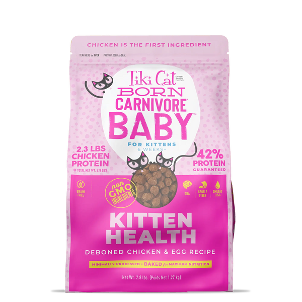 Tiki Cat Born Carnivore Baby Kitten Health Dry Cat Food
