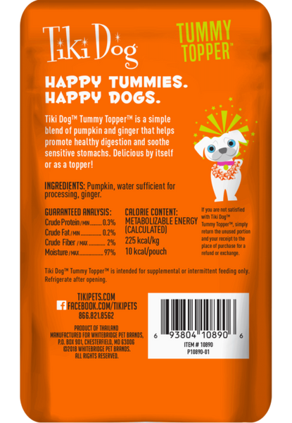 Tiki Dog Tummy Topper Pumpkin & Ginger, additional view 1