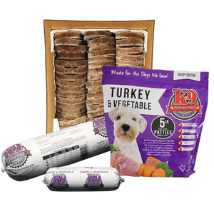 K9 Kravings Turkey & Vegetables Frozen Raw Dog Food