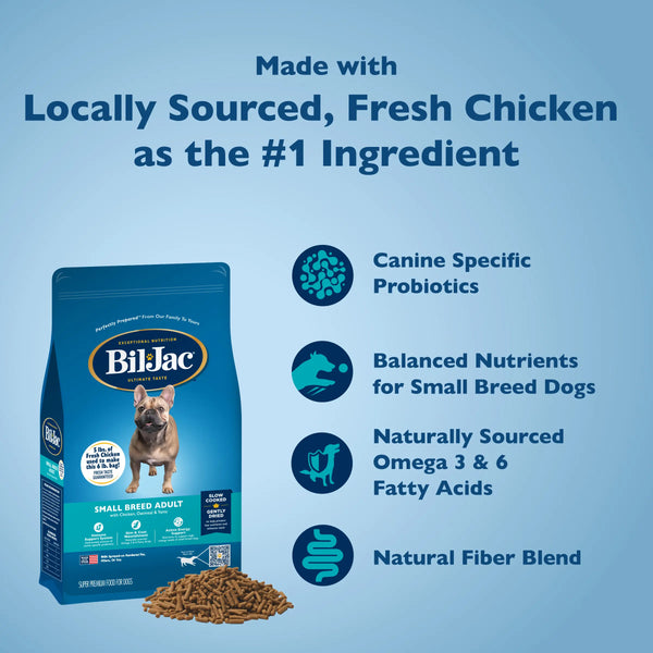 Bil Jac Small Breed Adult Dry Dog Food