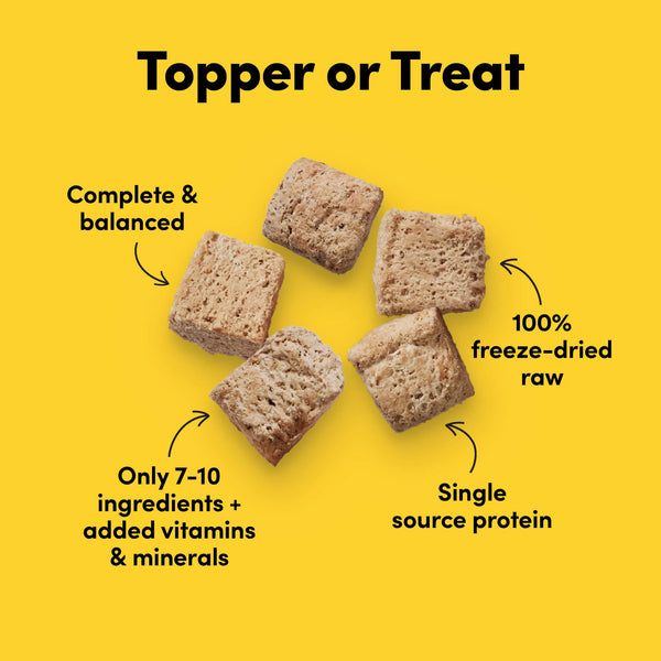 Animals Like Us Freeze-Dried Beef Dog Food Topper or Treats