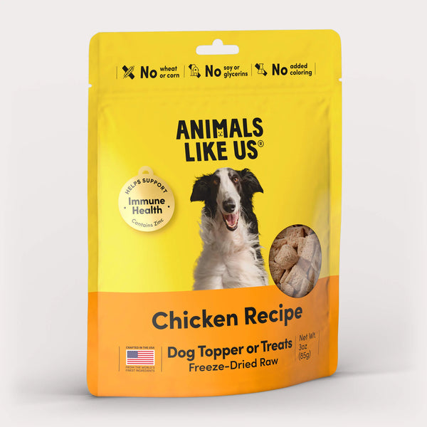 Animals Like Us Freeze-Dried RawMix100 Chicken Recipe Dog Food or Topper