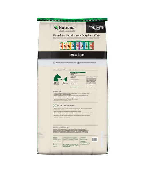 Nutrena Triumph 12-8 Horse Feed, additional view 1