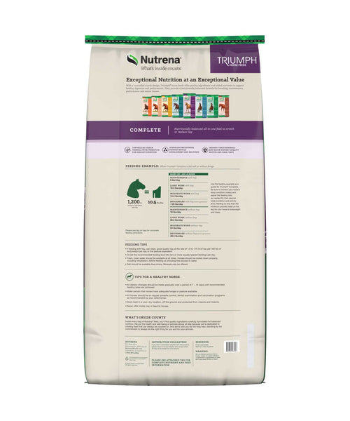 Nutrena Triumph Complete Horse Feed, additional view 1
