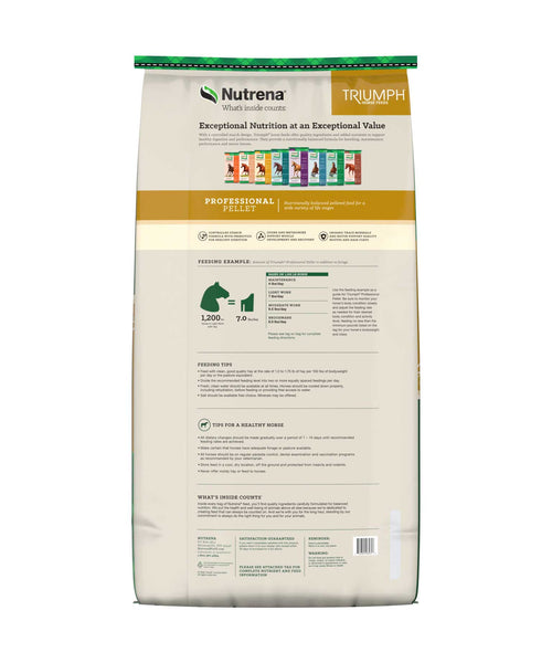 Nutrena Triumph Professional Pellet Horse Feed (Special Order), additional view 1