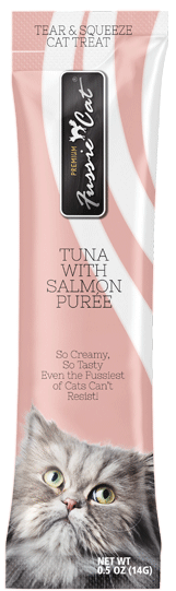 Fussie Cat Tuna with Salmon Puree Cat Treat