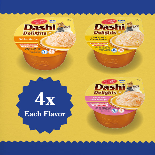 INABA Dashi Delights Chicken Variety Pack Cat Food Cups, additional view 2
