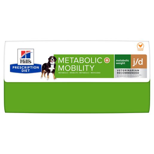 Hills Prescription Diet J/D Metabolic + Mobility Chicken Dry Dog Food