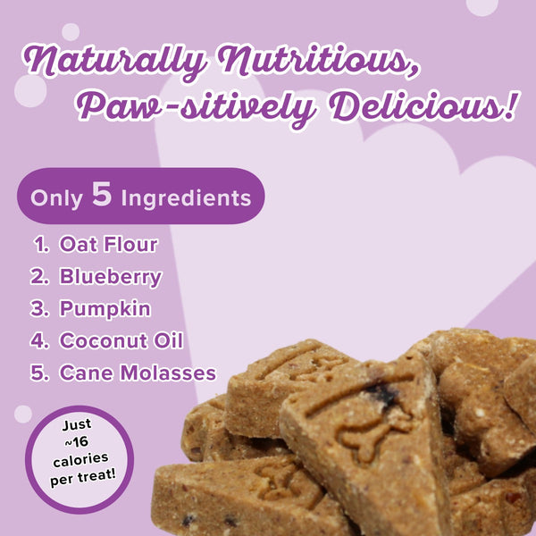 The Lazy Dog Cookie Co. Treat Them With LOVE! Molasses Blueberry Oat Dog Treats, additional view 1