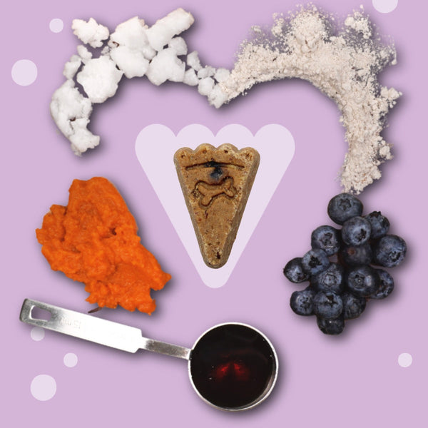 The Lazy Dog Cookie Co. Treat Them With LOVE! Molasses Blueberry Oat Dog Treats, additional view 2