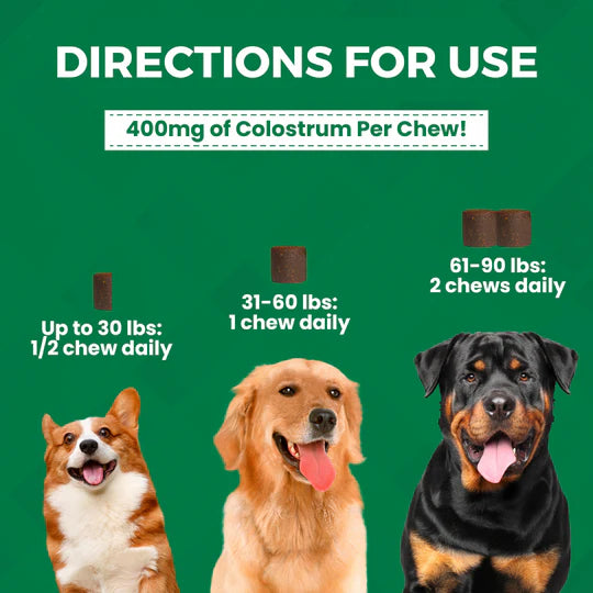 Progility Allergy & Immunity with Colostrum Soft Chews for Dogs