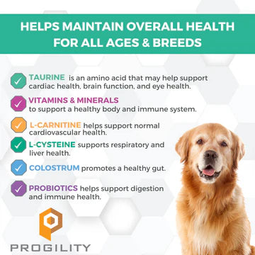 Progility Multi-Vitamin with Taurine Soft Chews for Dogs