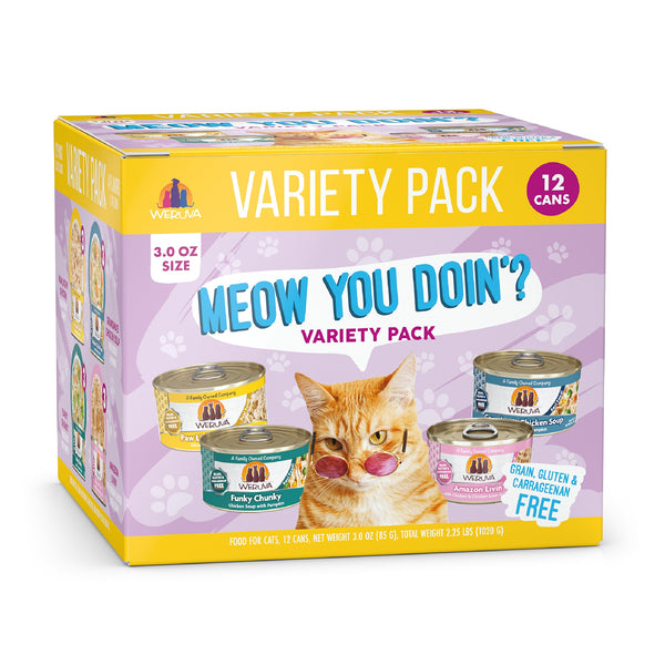 Weruva Classic Cat Meow You Doin'? Variety Pack Wet Cat Food
