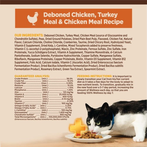 DEBONED CHICKEN, TURKEY MEAL, CHICKEN MEAL DRY CAT FOOD