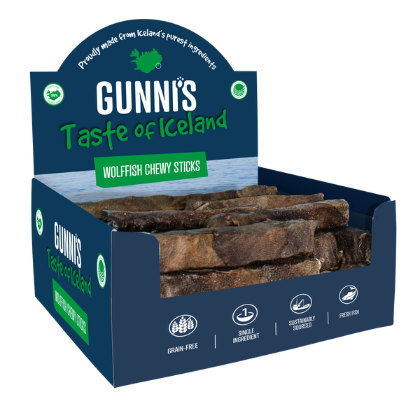 Gunni's Wolffish Chewy Stick Dog Treat