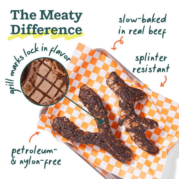 Woof HonestChew Meaty Antler Chew Toy, additional view 3