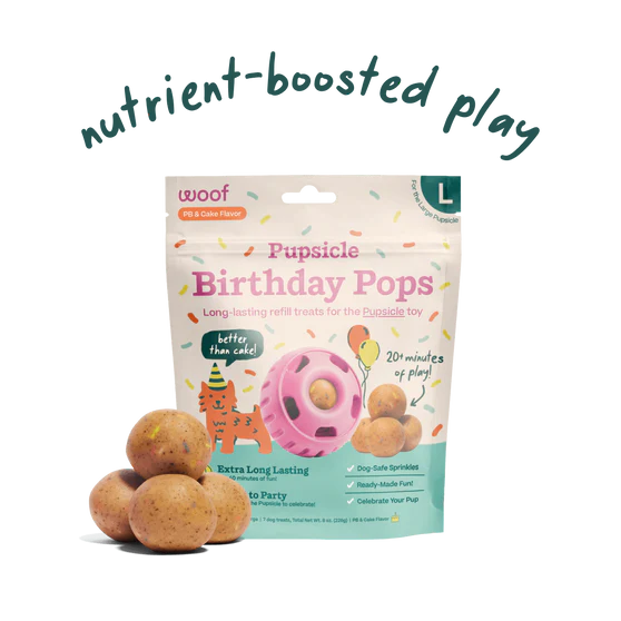 Woof Pupsicle Birthday Cake Dog Treats