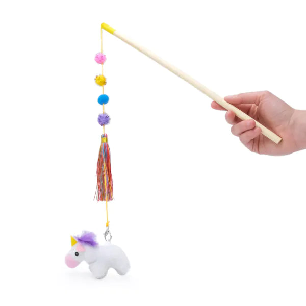 Cat top unicorn toy