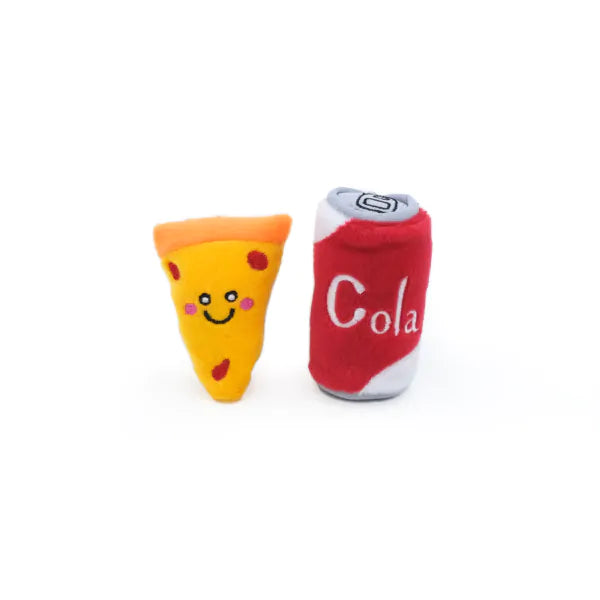 ZippyClaws NomNomz - Pizza and Cola Cat Toy