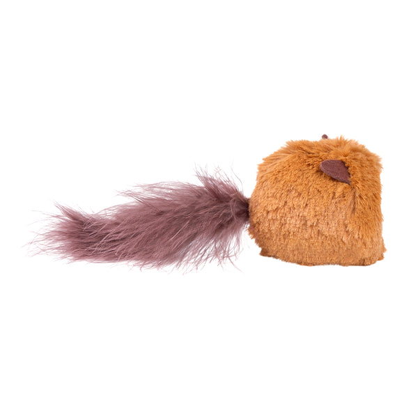 ZippyClaws Refillablez Bushy Throw Squirrel Cat Toy, additional view 1