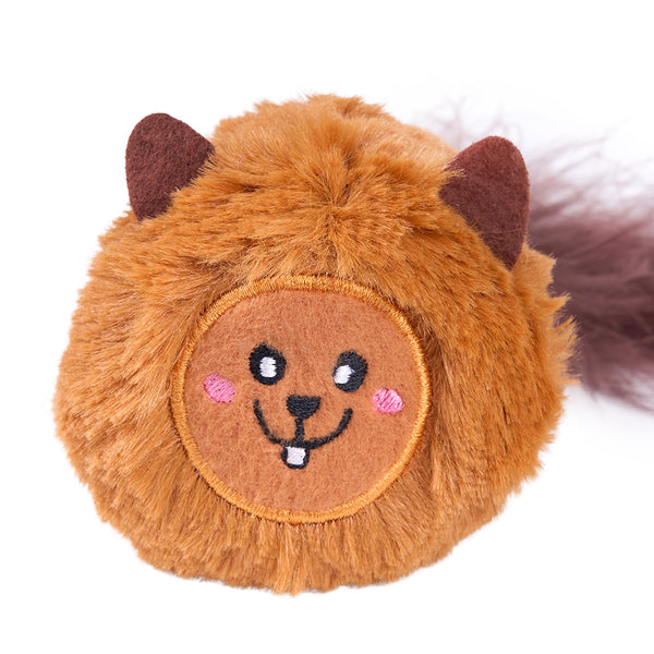 ZippyClaws Refillablez Bushy Throw Squirrel Cat Toy, additional view 3