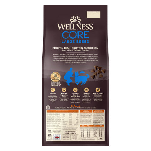 Wellness CORE Grain Free Large Breed Chicken & Turkey Dry Dog Food, additional view 1