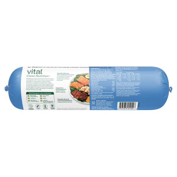Freshpet 2 lb. Roll Vital Chicken, Beef & Salmon Puppy Refrigerated Dog Food