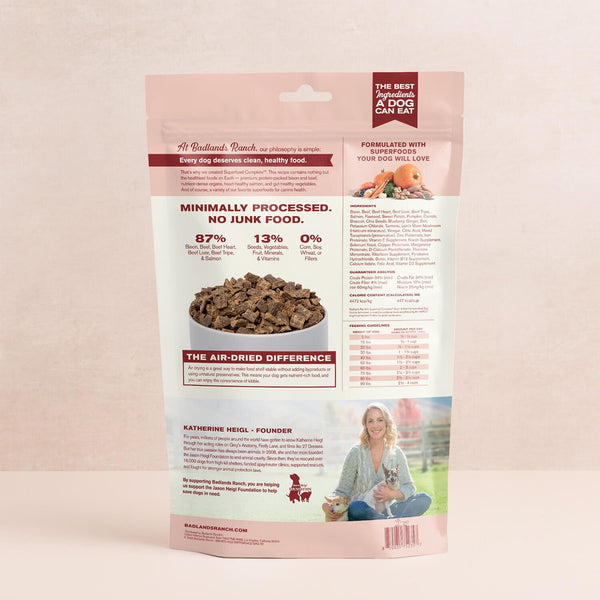 Badlands Ranch Superfood Complete Bison & Beef Air-Dried Dog Food, additional view 2