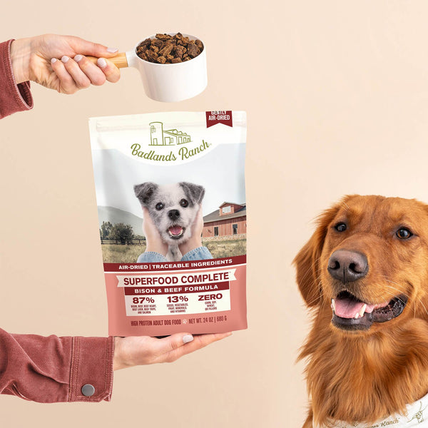 Badlands Ranch Superfood Complete Bison & Beef Air-Dried Dog Food, additional view 3