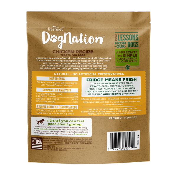 Freshpet Dognation Chicken Dog Treats, additional view 1