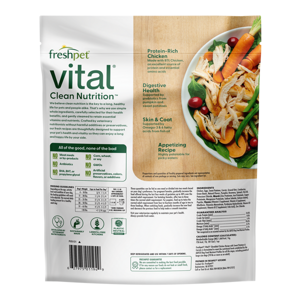 Freshpet Vital Shredded Chicken with Sweet Potatoes & Carrots