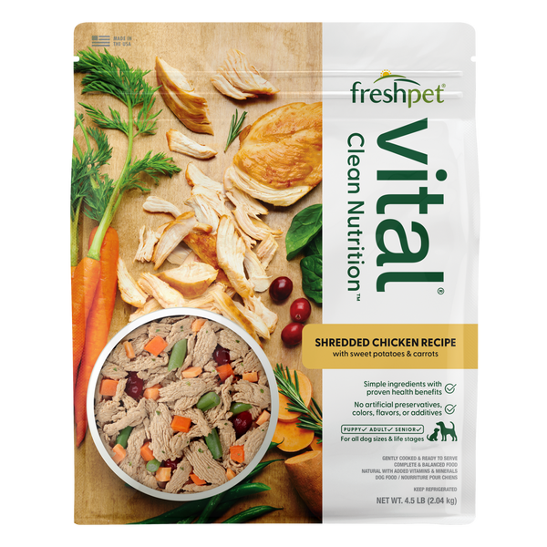 Freshpet Vital Shredded Chicken with Sweet Potatoes & Carrots