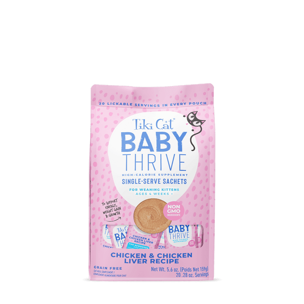 Tiki Cat Baby Thrive Chicken & Chicken Liver Kitten Supplement