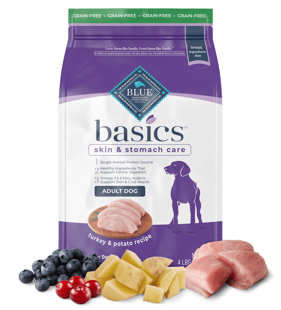 Blue dog top food grain free