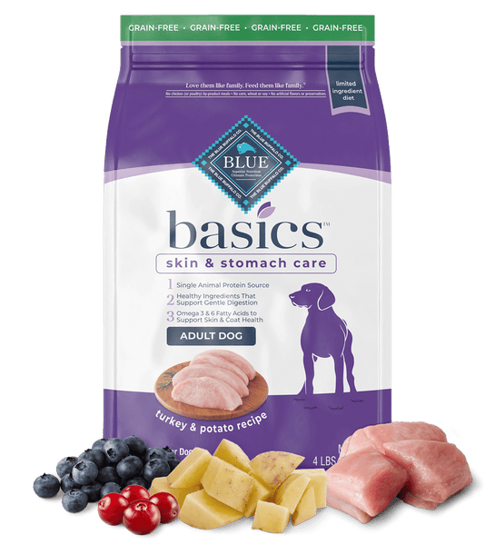 Blue Buffalo Basics Grain Free Turkey Dry Dog Food