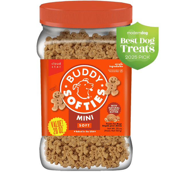 Buddy Biscuits Softies Peanut Butter Dog Treats Jar