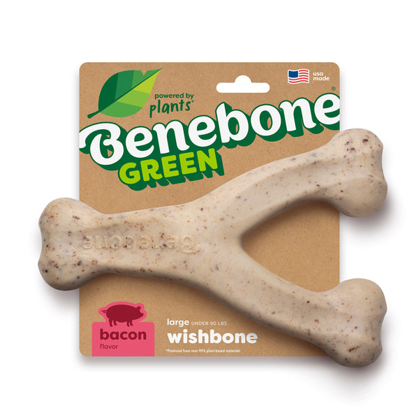 Benebone Green Wishbone Bacon Dog Chew, additional view 2