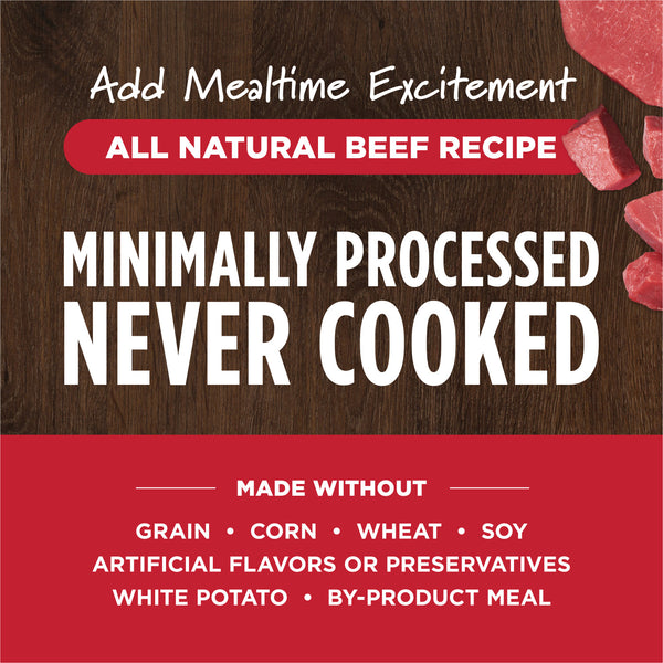 Instinct Raw Boost Shaker Real Beef Recipe Freeze-Dried Food Tooper