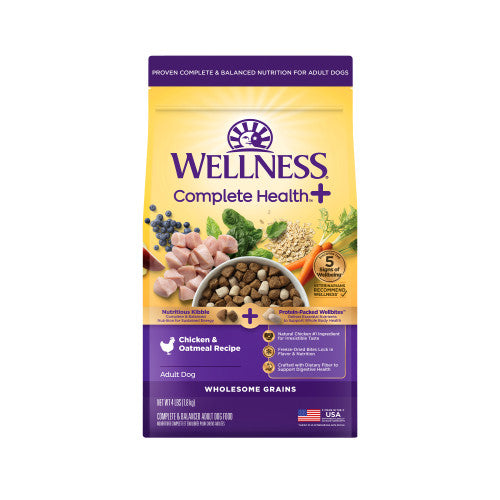 Wellness Complete Health+ Chicken & Oatmeal Dry Dog Food