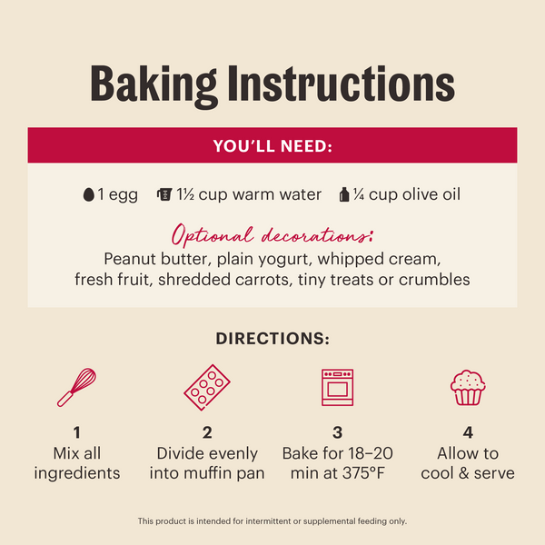 The Honest Kitchen Muffin Mix with Chicken, Apples & Cinnamon, additional view 3