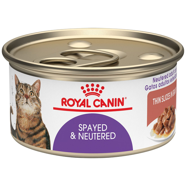 Royal Canin Spayed & Neutered Thin Slices in Gravy Wet Cat Food
