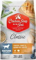 Chicken Soup Mature & Senior Chicken, Turkey, Brown Rice Dry Dog Food