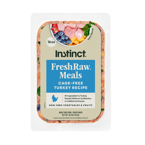 Instinct FreshRaw Meals Cage-Free Turkey Recipe Dog Food