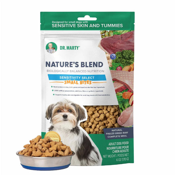 Dr. Marty Freeze Dried Nature's Blend Sensitivity Select Small Breed Dog Food