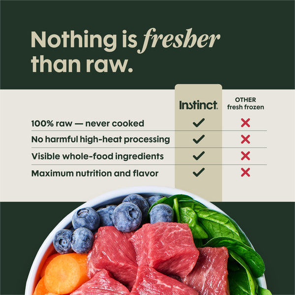 Instinct FreshRaw Meals Grass-Fed Lamb Recipe Dog Food