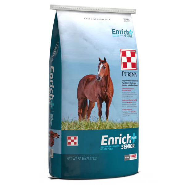 Purina Enrich Plus Senior Ration Balancing Horse Feed