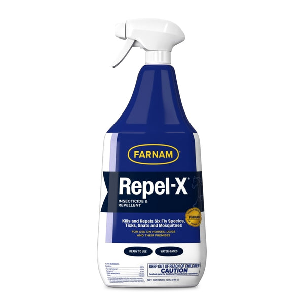 Farnam Repel-X Insecticide and Fly Repellent, 32 oz Ready to Use