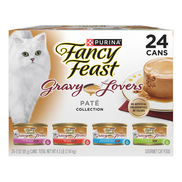 Fancy Feast Gravy Lovers Pate in Gravy Variety Pack Wet Cat Food